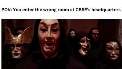 CBSE Officials conduct satanic rituals in CBSE's HQ. Change my mind.