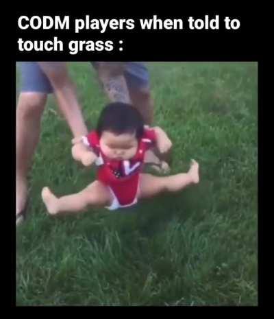 Go touch grass