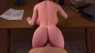 Aunt Cass surprised butt sex (Redmoa) [Big Hero Six]