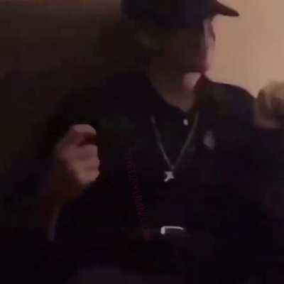 Came in as a pizza boy and came out as a gangsta (with sound)