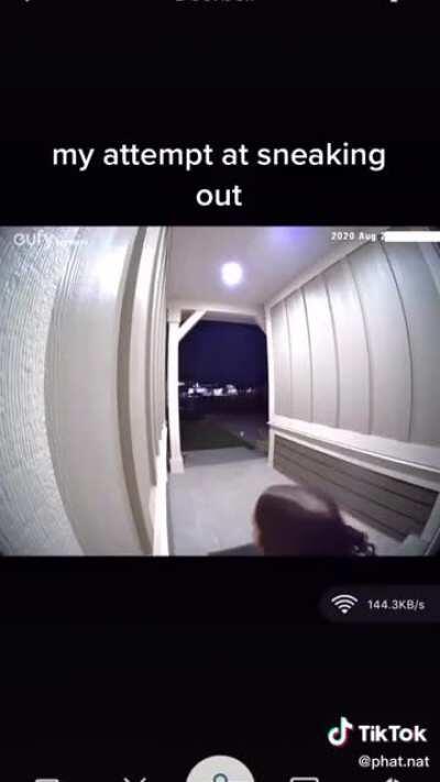 Where she going with those imaginary stairs? 🤔