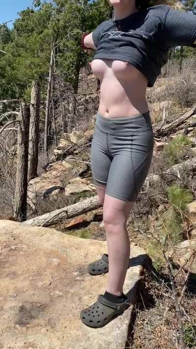 The wind was doing its best to help me undress 😉