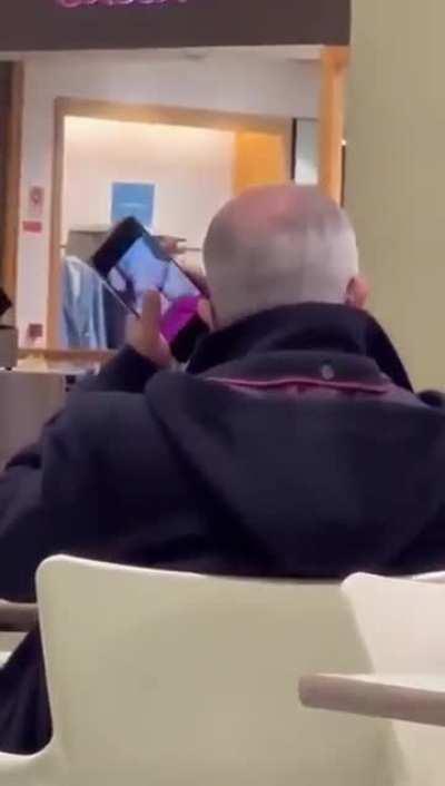 wonder what he is listening to