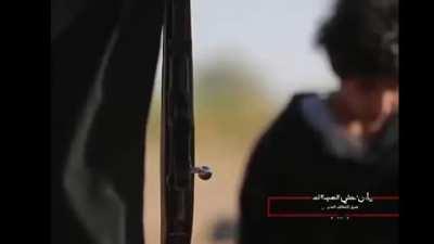 Four men executed via getting shot in the mouth by Mosin Nagants