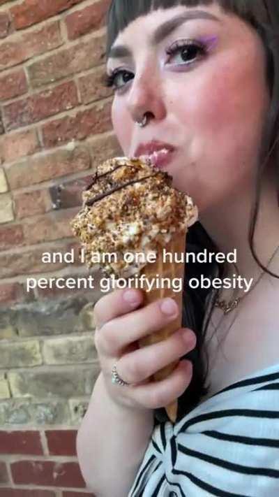 Glorifying obesity
