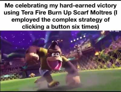 Sure, it may die horribly to anything with “rock” in its name, and requires the support of Torkoal to continue existing, but with a move that comes out to 390 base power under Sun, this chicken is the one DOING the frying.