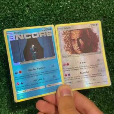 Made Eminem’s discography as Pokemon cards, what do you think?