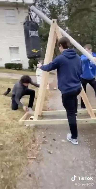 using a trebuchet