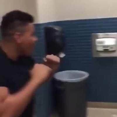School Bathroom fight ends with a seizure