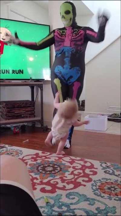 My friend couldn’t see her child in her mask