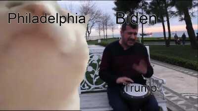 Philly vibing to that darbuka