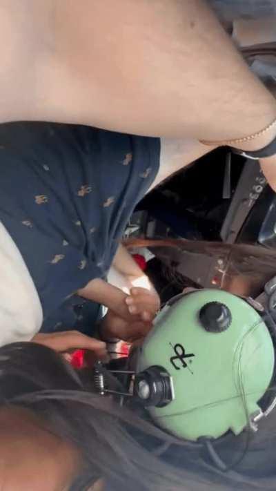 What do you call a girl that sucks the pilot's cock?