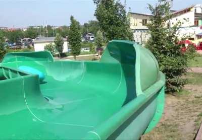 To design a water slide that doesn’t hurt.