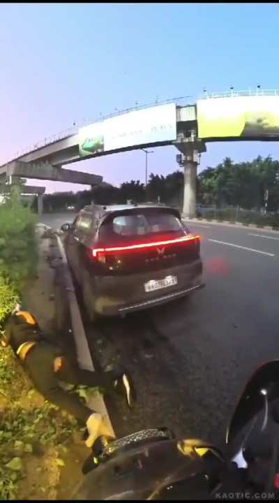 Motorcycle Accident in India 