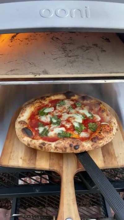 Can never go wrong with a Margherita pizza [OC]