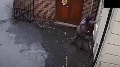 Arsonist getting a taste of their own medicine