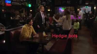 This is how we true retards react to the hedgie bots' spam