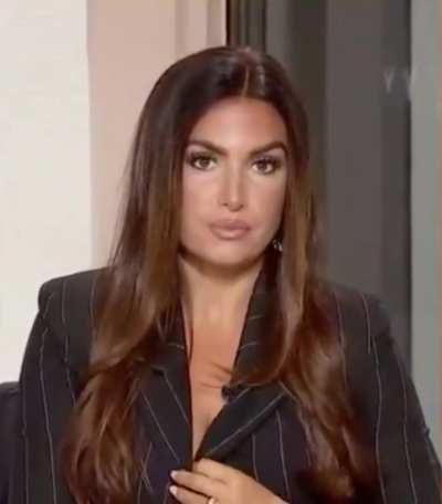 Molly Qerim shifting cleavage | ESPN