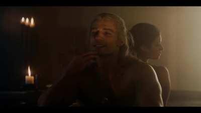 What I would give to be in this bath with Henry Cavill instead of it being Anya Chalotra