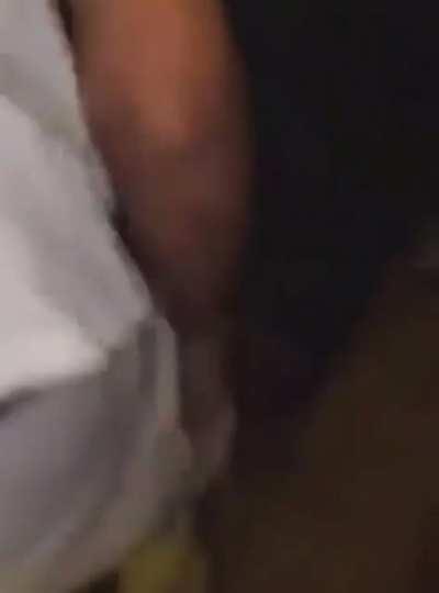 NIGGA BEAT HIS ASS SO BAD HE WAS MOANING