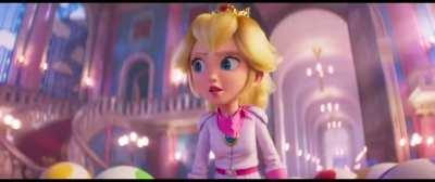 Uhh guys, I think my copy of the Mario Movie is a little strange…