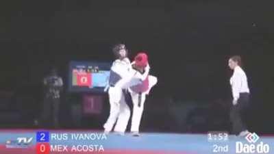 Taekwondo training pays off