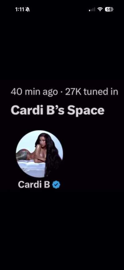 Cardi b pulled a dougie “ill do it again” 😭😭