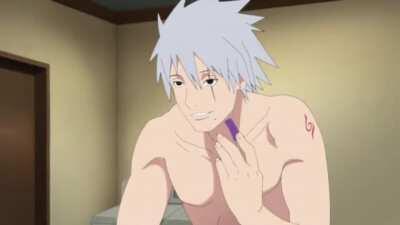 Kakashi's face revealed ( Naruto: Shippuden )