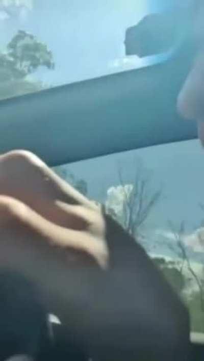 Light a firework in a car you know what comes next