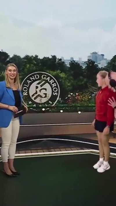 Mirra is impressed by Eurosport's interview technology