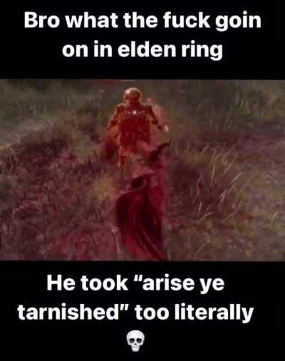 Why is he levitating.  Is he stupid?