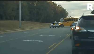 Illegal Overtake Leads to Dramatic Bus Crash