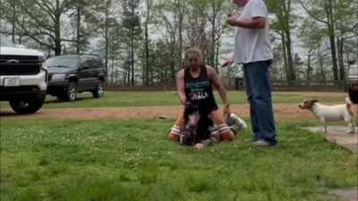 bat attack starts the fight - 