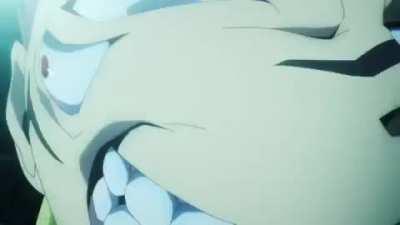 Fujimoto when he sees everyone's reaction to what happened to Cambron