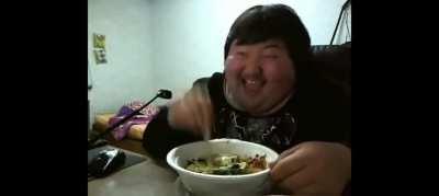 When you find the right video/movie to watch while eating food