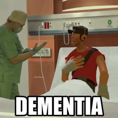 My doctor checking up on my severe dementia