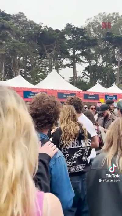 Conan O’Brien attending Outside Lands festival with his daughter