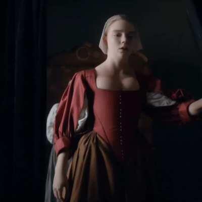 Anya as a 17th century woman