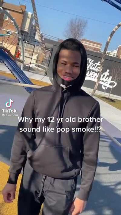 Bro sound just like him😂