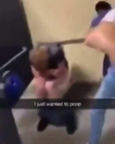 he just wanted to poop