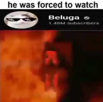 dude being burnt in hell