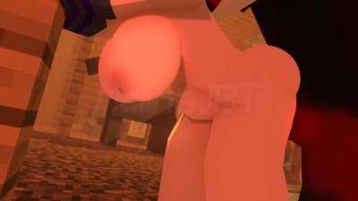 ~taking~ HUGE-HORSE DICK (minecraft rules 34)