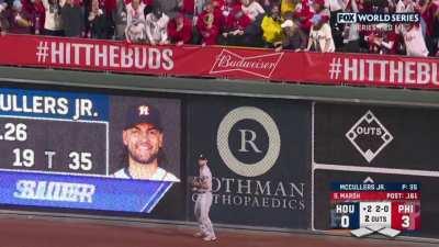 [Highlight] [Highlight] Brandon Marsh hits a solo home run as the Phillies take a 4-0 lead over the Astros in the 2nd inning!