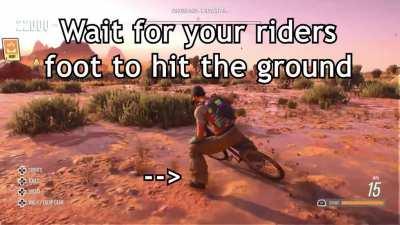 How to reliably barrel roll on a bike