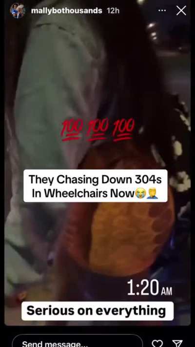 Out of towners chase 304’s up the stroll 😂