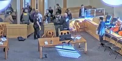 Murder Suspect Attacked by Victim's Family in Courtroom