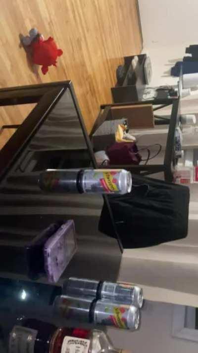 Sucking on this thick monster cock while my Husband watched