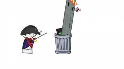 Throw them in the trash