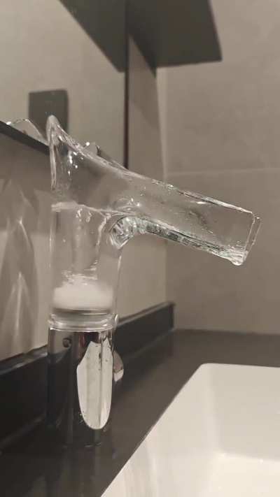 Never thought I’d spend a day just staring at a faucet!