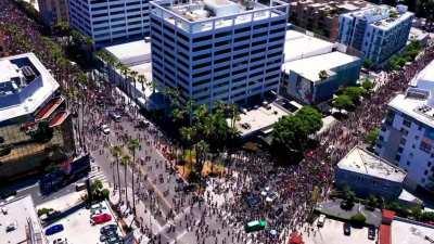 Марш в Лос Анжелесе